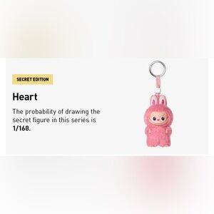 Pink Bunny Keychain